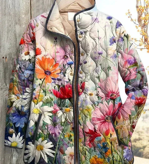 Sybille™ | Steppjacke mit Sommerwiese