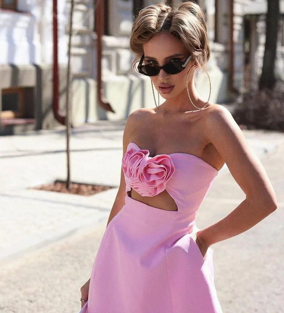Heidi - Blumen-Minikleid