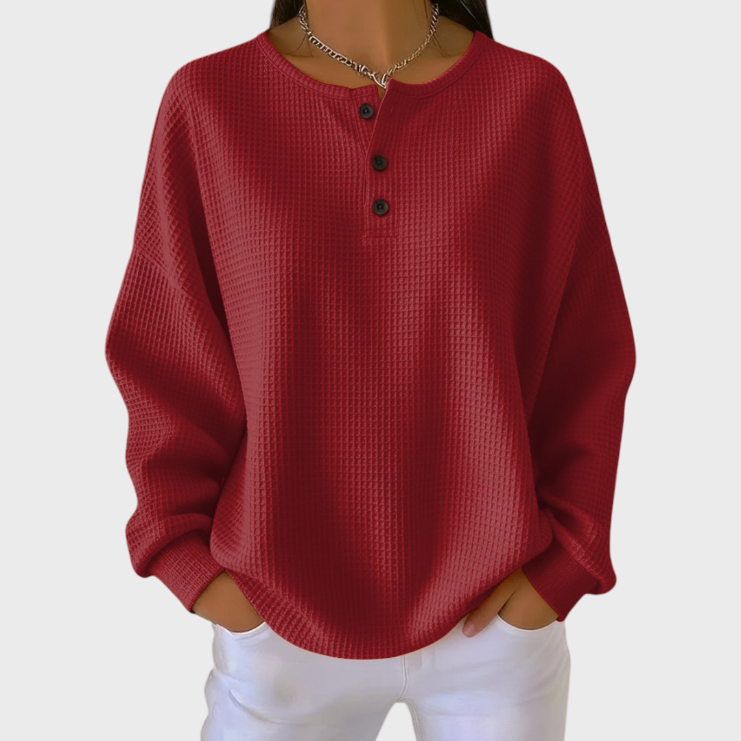 Jana™ | Pullover in warmem Orange